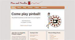 Desktop Screenshot of pinsandneedlesla.com